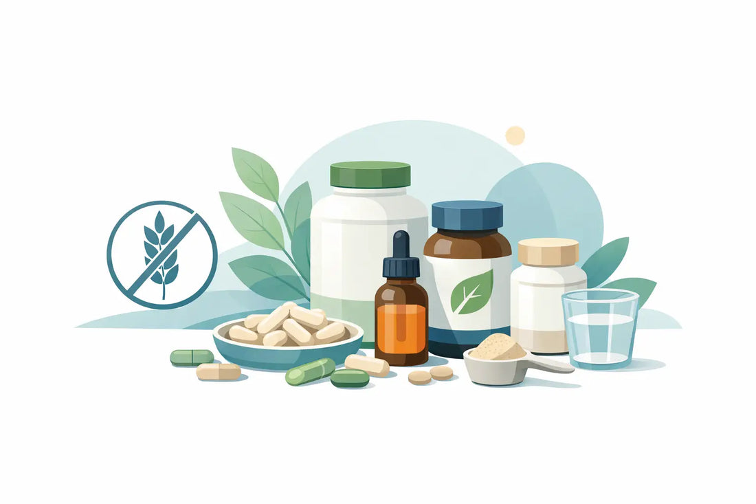 Mejores suplementos sin gluten para adultos