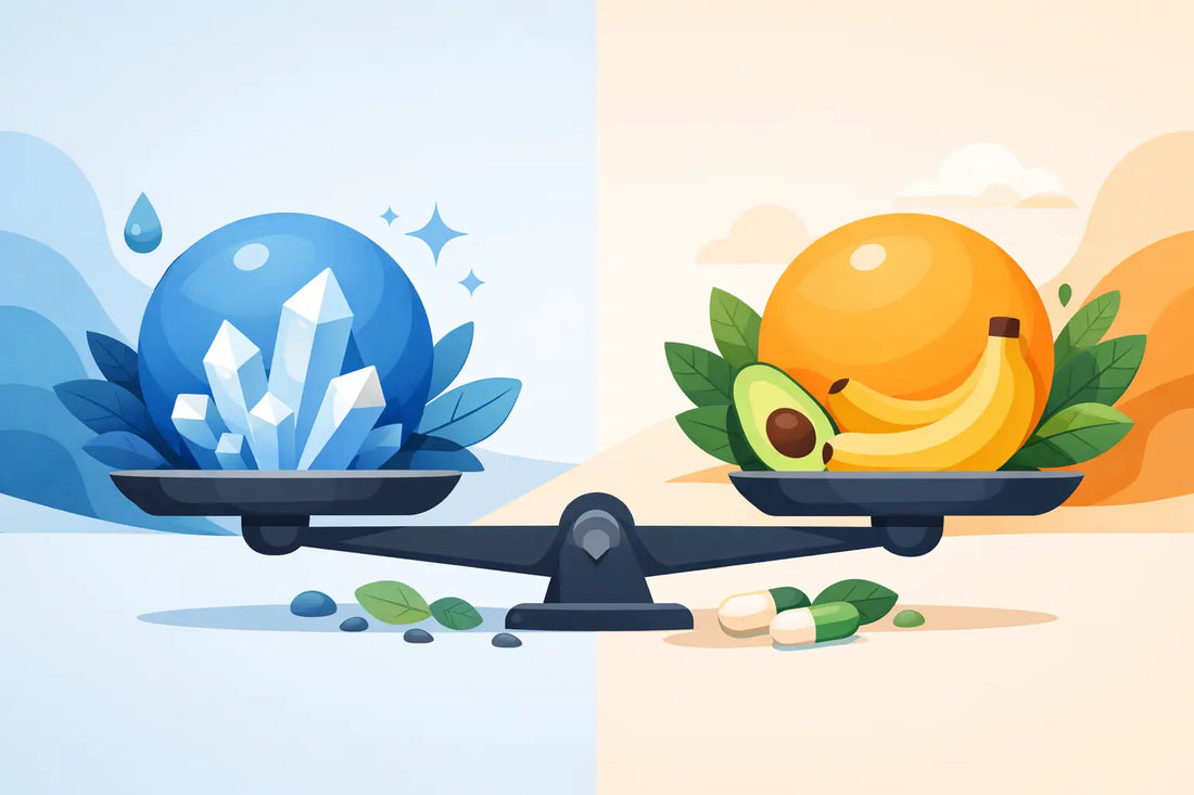 Magnesio vs potasio: cuál necesitas para sentirte mejor