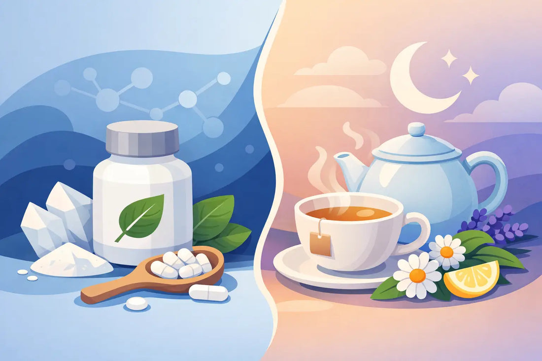 Magnesio o té relajante: ¿qué te ayuda más?